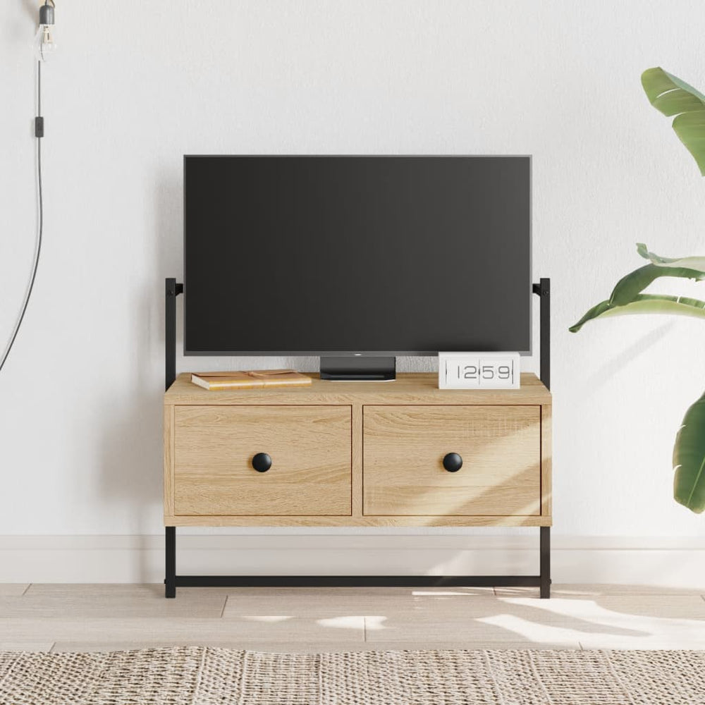 vidaXL Meuble TV mural chêne Sonoma 60,5x30x51 cm aggloméré