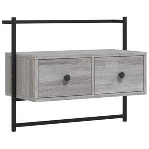 TV-Wandschrank Grau Sonoma 60,5 cm