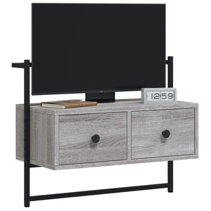 TV-Wandschrank Grau Sonoma 60,5 cm