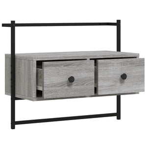 TV-Wandschrank Grau Sonoma 60,5 cm