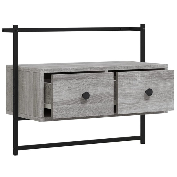 TV-Wandschrank Grau Sonoma 60,5 cm