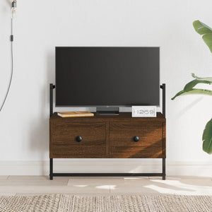 vidaXL Meuble TV mural Chêne Marron 60,5x30x51 cm Bois d'ingénierie
