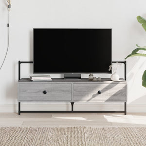 Meuble TV mural vidaXL gris Sonoma 100,5x30x51 cm Bois d'ingénierie