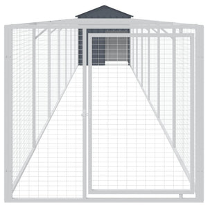 Hundehütte mit Dach Anthrazit