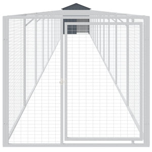 Hundehütte mit Dach Anthrazit