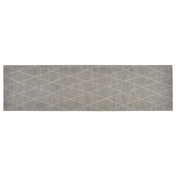 Küchenteppich Waschbar Raute 45x150 cm Samt