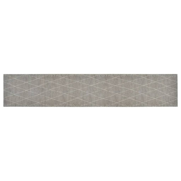 Küchenteppich Waschbar Raute 60x300 cm Samt