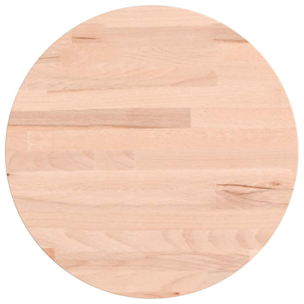 Runde Tischplatte Buche Massivholz Ø30cm