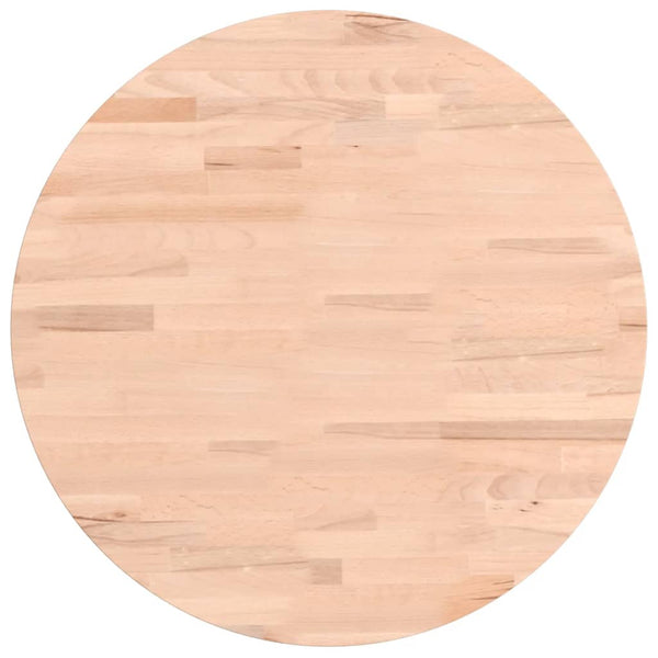 Runde Tischplatte Buche Massivholz Ø50cm