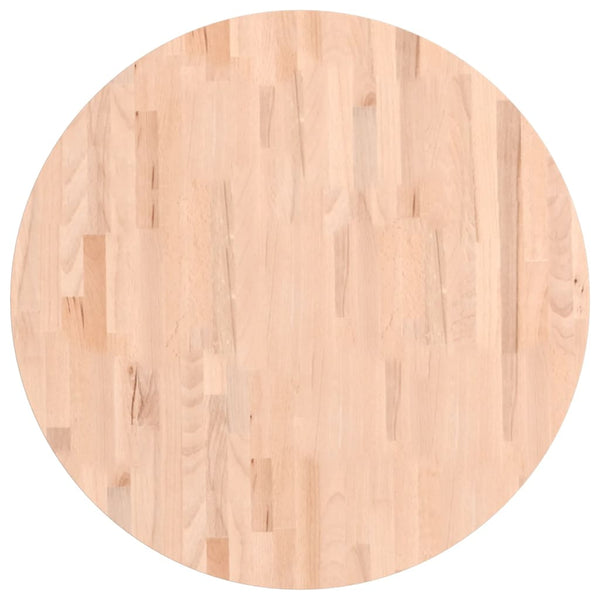 Massivholz Tischplatte Buche Ø80cm
