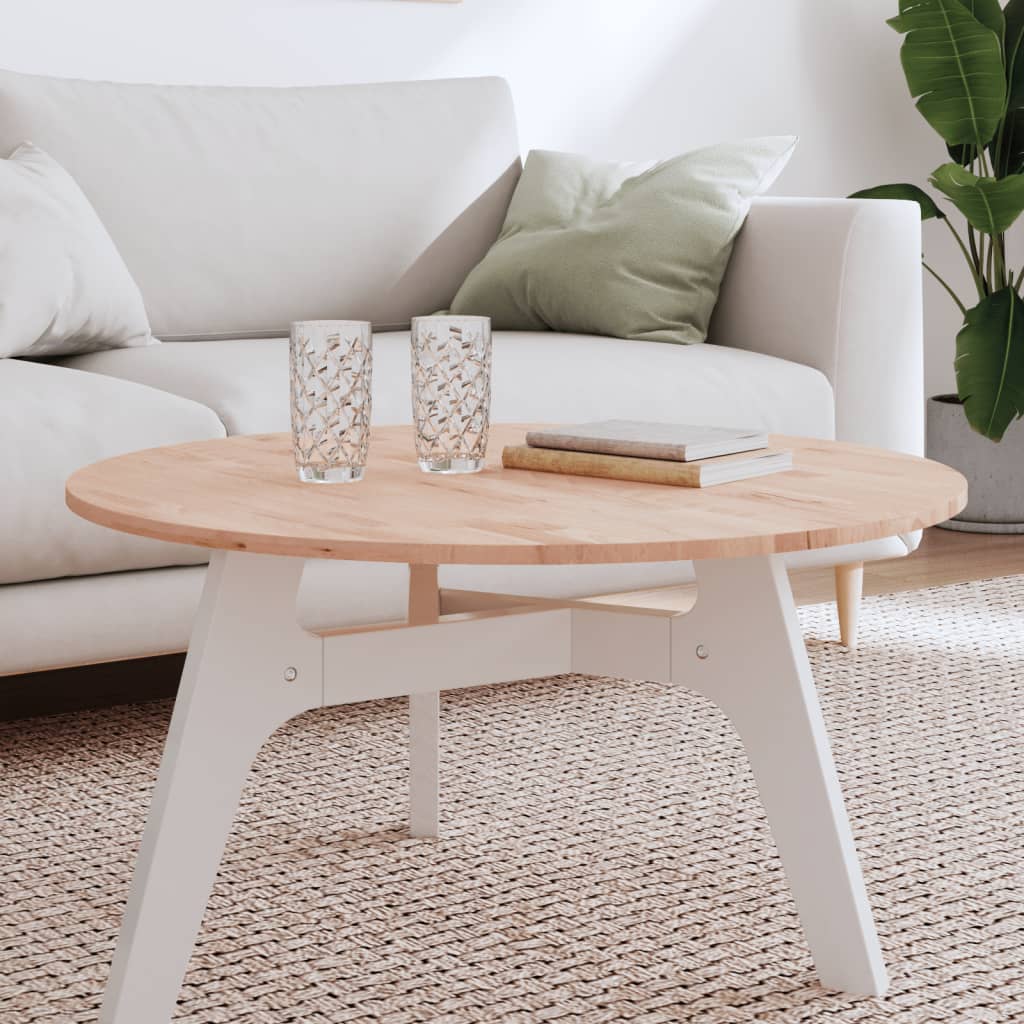 Massivholz Tischplatte Buche Ø80cm