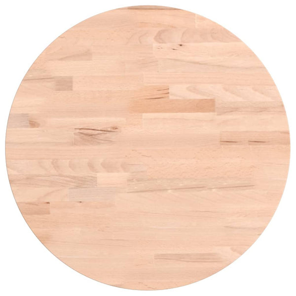 Runde Tischplatte Buche Massivholz Ø40 cm