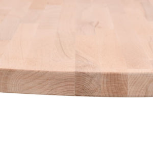 Runde Tischplatte Buche Massivholz Ø40 cm