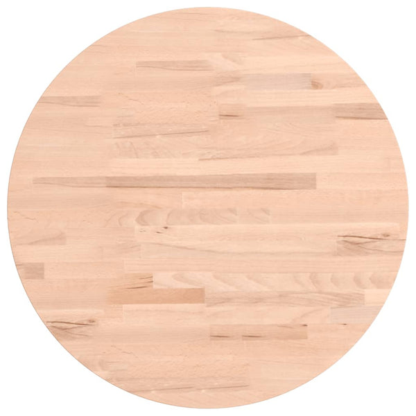 Runde Tischplatte Buche Massivholz Ø50cm