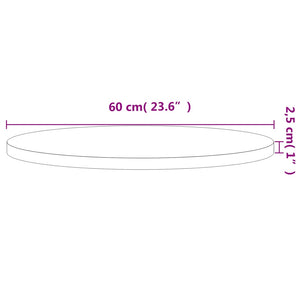 Massivholz Tischplatte Buche Ø60cm