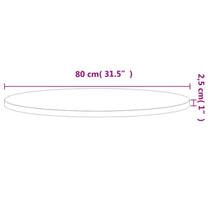 Massivholz Tischplatte Buche Ø80cm