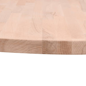 Runde Tischplatte Buche Massivholz Ø30cm