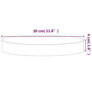 Runde Tischplatte Buche Massivholz Ø30cm