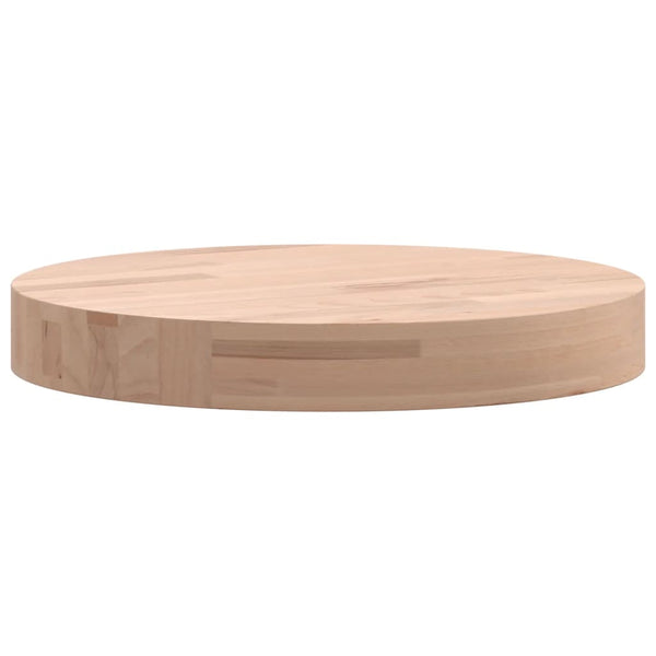 Runde Tischplatte Buche Massivholz Ø30cm
