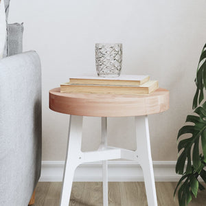 Runde Tischplatte Buche Massivholz Ø30cm