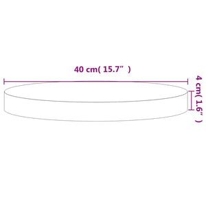 Runde Tischplatte Buche Massivholz Ø40cm