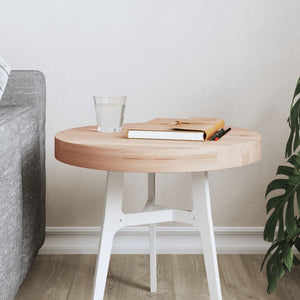 Runde Tischplatte Buche Massivholz Ø40cm