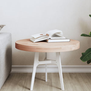 Runde Tischplatte Buche Massivholz Ø50cm