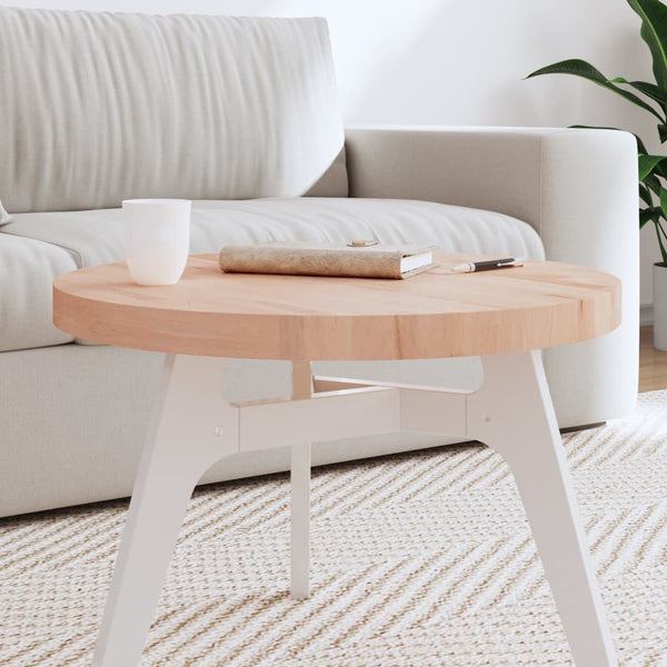 Massivholz Tischplatte Buche Ø60cm