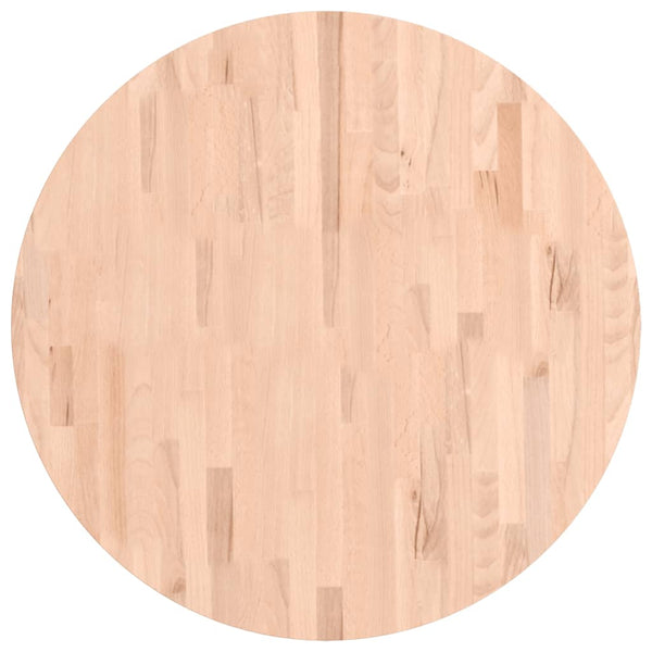Tischplatte Buche Massivholz Ø80 cm