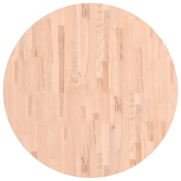 Runde Tischplatte Buche Massivholz Ø90cm