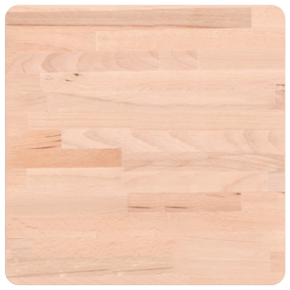 vidaXL Dessus de table 40x40x1,5 cm Carré Bois de hêtre massif