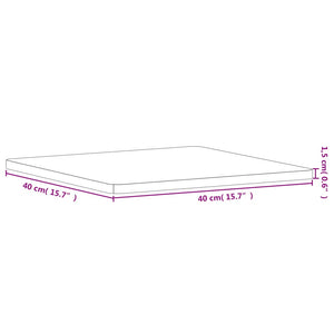 Buche Tischplatte Quadratisch 40x40 cm