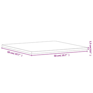 Buche Tischplatte 50x50 cm Massivholz