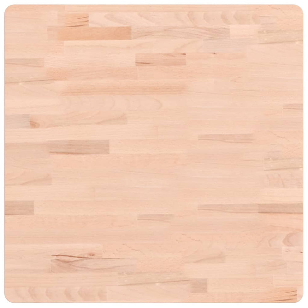 vidaXL Plateau de table 60x60x1,5 cm Carré Bois massif Hêtre