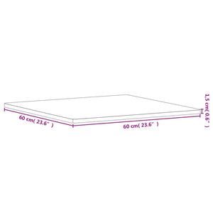 Buche Tischplatte 60x60 cm Massivholz