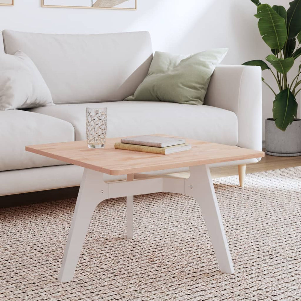 vidaXL Plateau de table 60x60x1,5 cm Carré Bois massif Hêtre