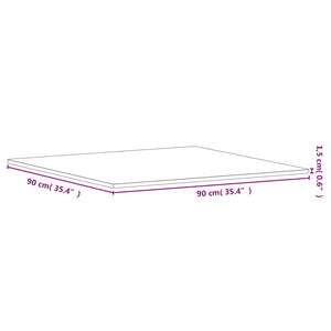 Buche Tischplatte Quadratisch 90x90 cm