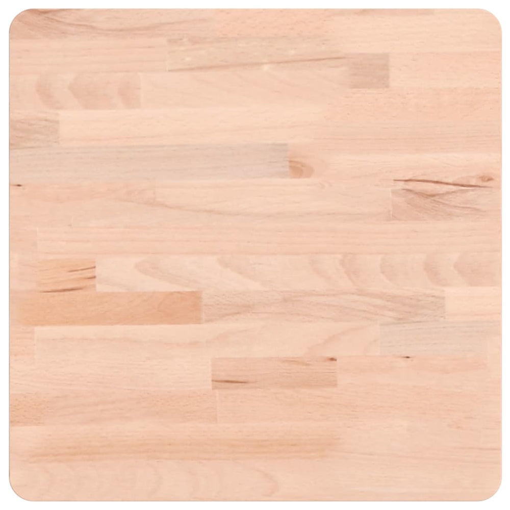 vidaXL Plateau de table 40x40x2,5 cm Carré Bois massif Hêtre