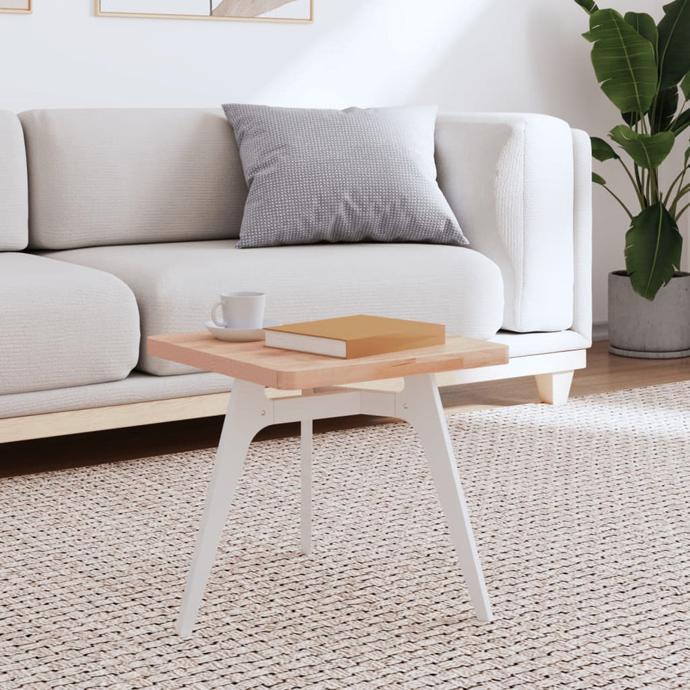 vidaXL Plateau de table 40x40x2,5 cm Carré Bois massif Hêtre