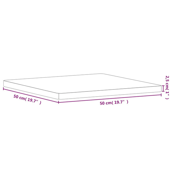 Buche Tischplatte 50x50 cm