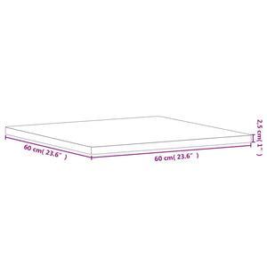 Buche Tischplatte Quadratisch 60x60 cm