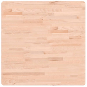 Buche Tischplatte 70x70 cm Massivholz