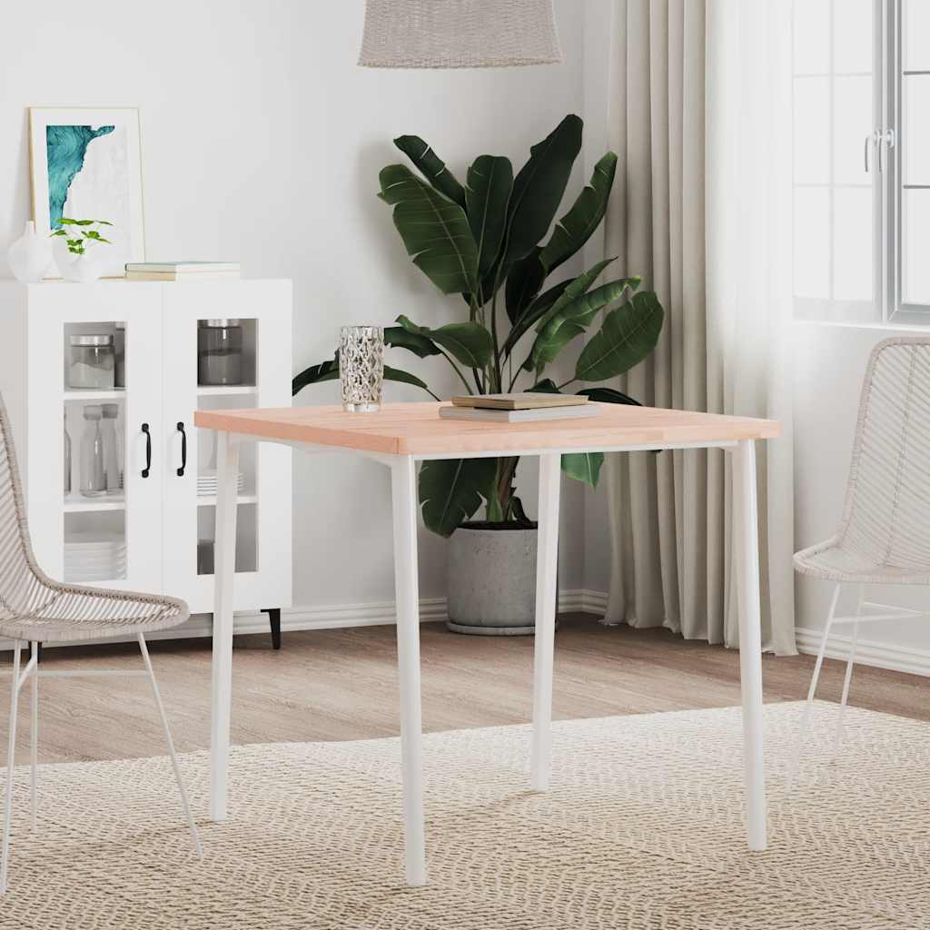 Buche Tischplatte 70x70 cm Massivholz