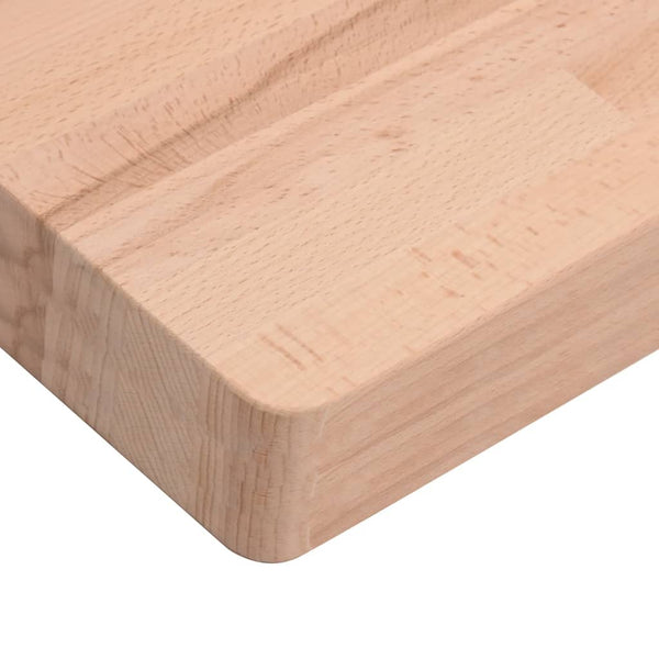 Tischplatte Buche 40x40 cm Massivholz Quadratisch