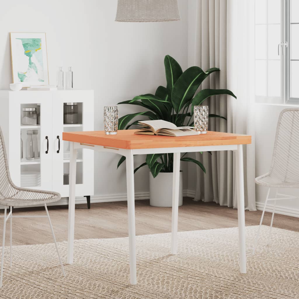 Buche Tischplatte 70x70 cm Massivholz