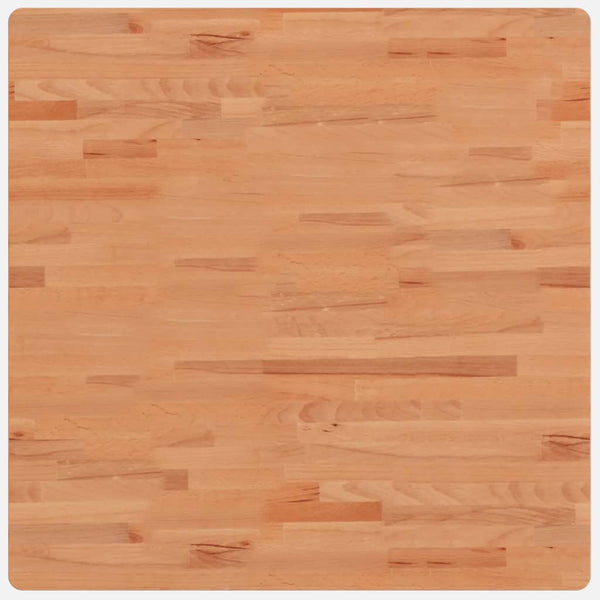 Buche Tischplatte Quadratisch 80x80 cm