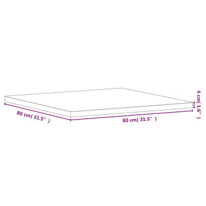 Buche Tischplatte Quadratisch 80x80 cm