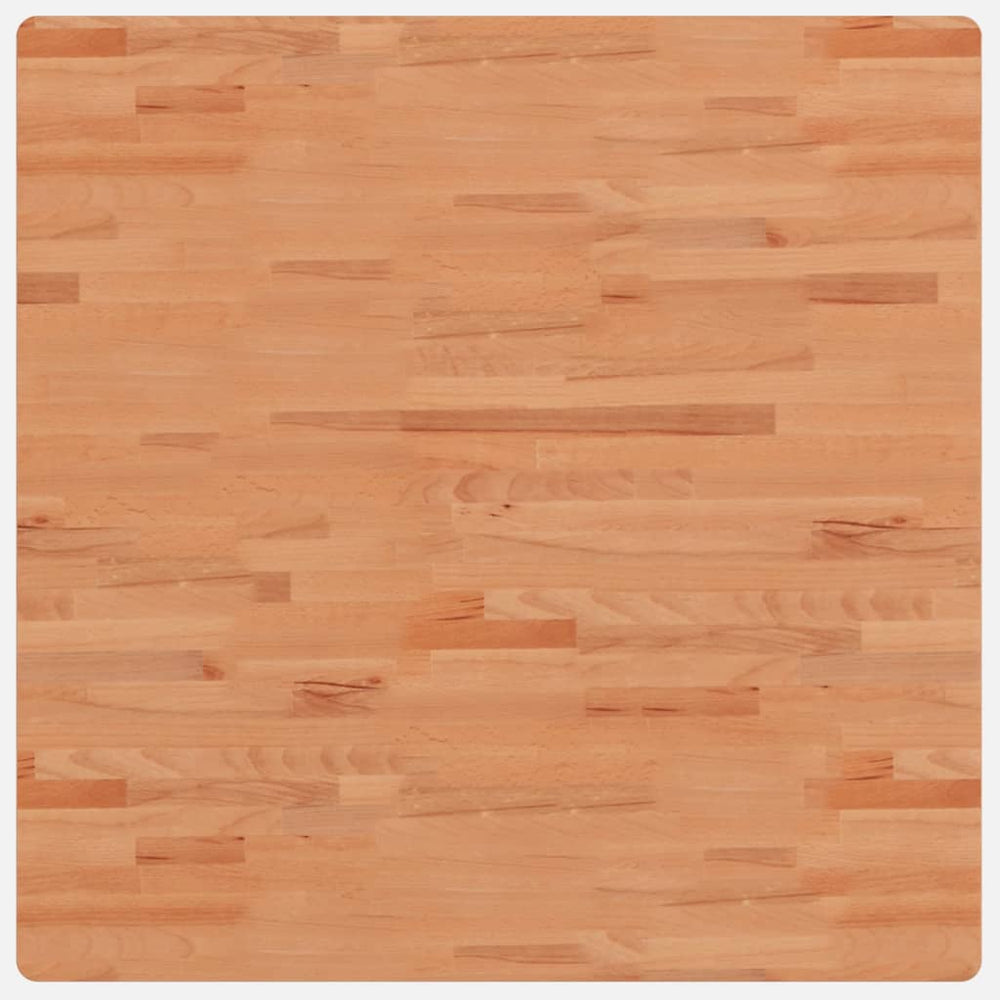 vidaXL Plateau de table 90x90x4 cm Carré Bois massif de hêtre