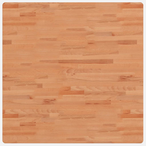 Quadratische Tischplatte Buche Massivholz 90x90 cm