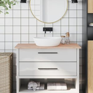 Massivholz Waschtischplatte Buche 100x50 cm